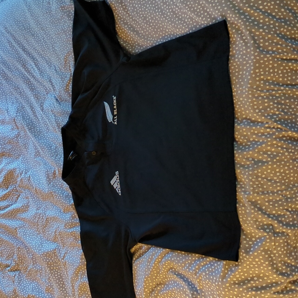 Adidas New Zealand All Blacks Rugby Jersey. Men's L.
